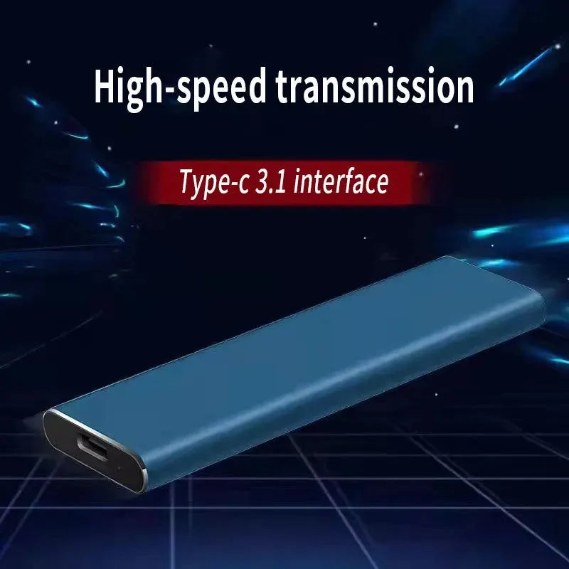 External Hard Drive 4TB USB-C Portable Plug-and-Play