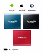 External SSD 128 TB Compact Shock-Resistant