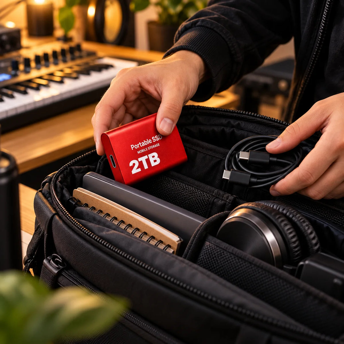 External SSD 2TB USB-C Up to 1050 MB/s
