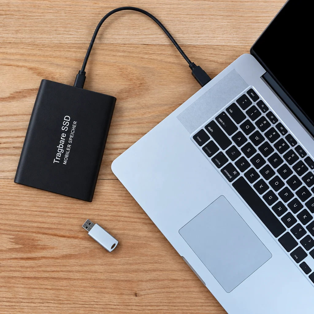 External SSD 30 TB USB-C Rugged Shock-Resistant