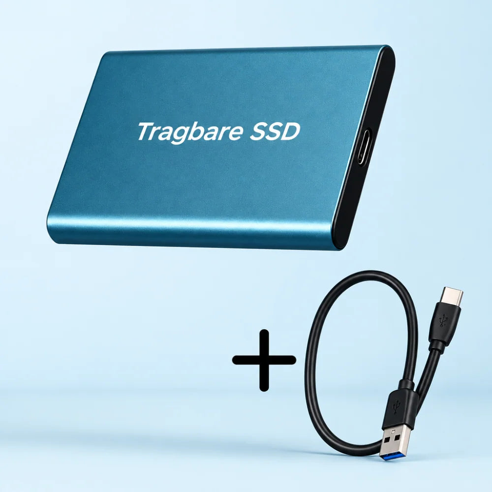External SSD 30 TB USB-C Rugged Shock-Resistant