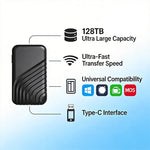 External SSD Portable USB-C USB 3.1