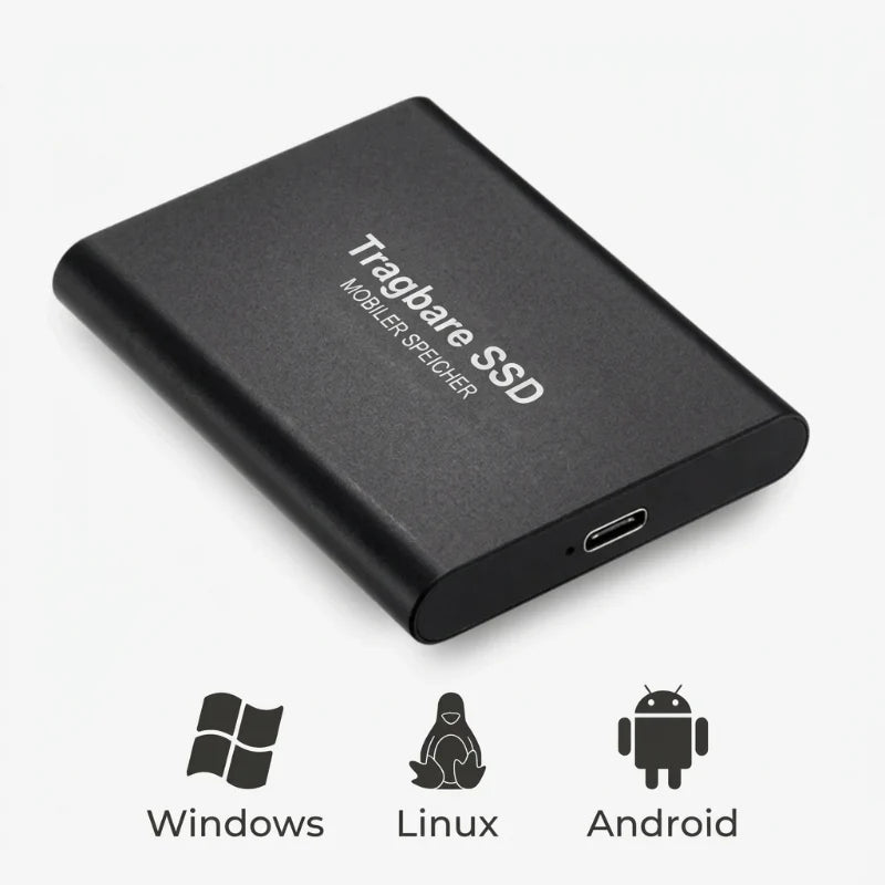 External SSD USB-C 1050 MB/s Portable Design