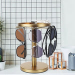 Eyeglasses Organizer 360° Rotating Metal Space-Saving Stand