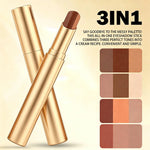 Eyeshadow Stick 3-In-1 Waterproof Long-Wear Formula