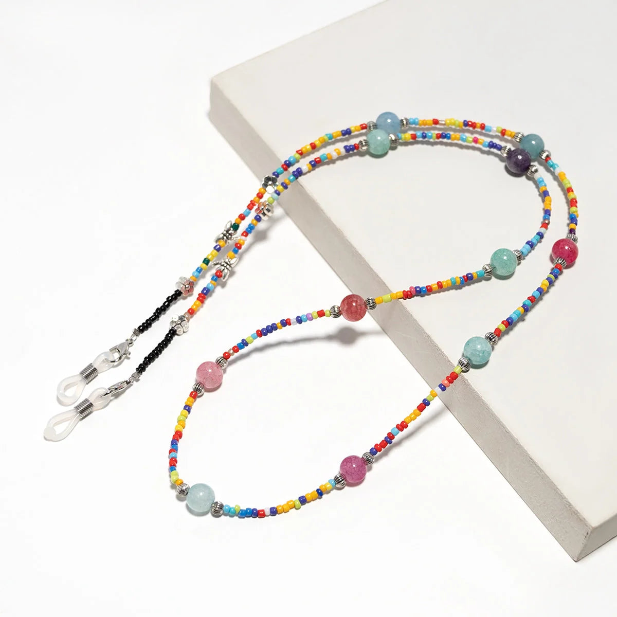 Eyewear Chain Beaded Adjustable Fit