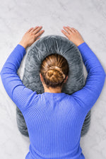 Face-Down Pillow Open Center Shredded Memory Foam