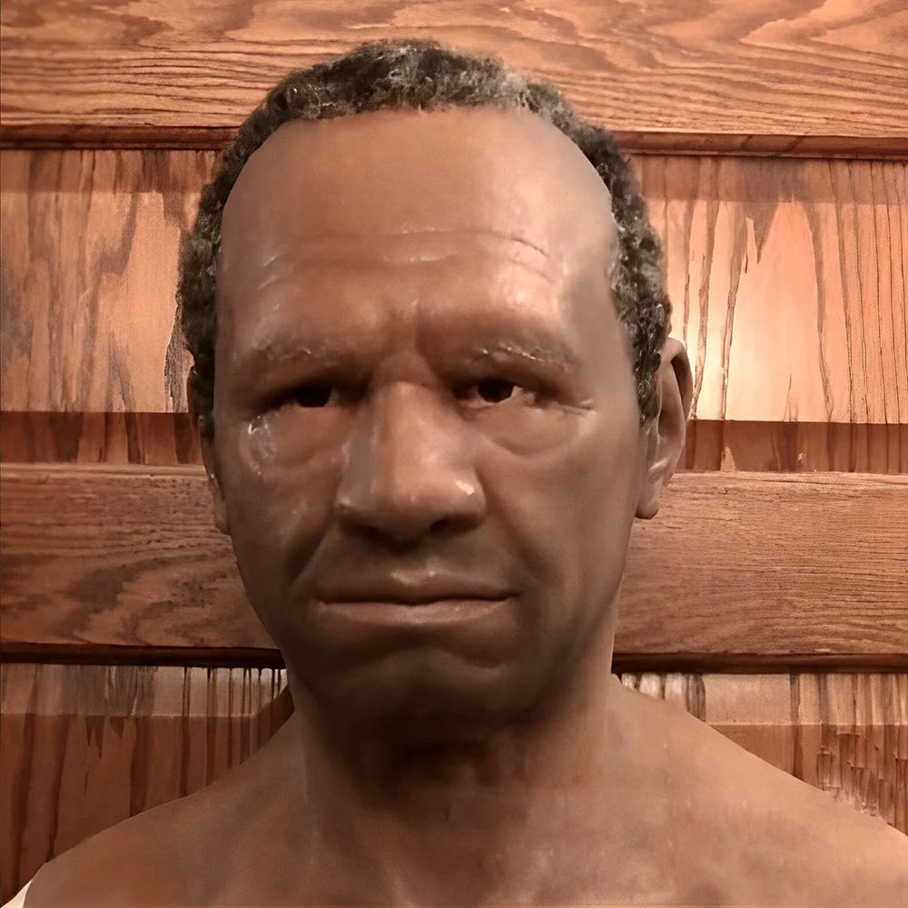 Face Mask Realistic Handcrafted Movable Mouth