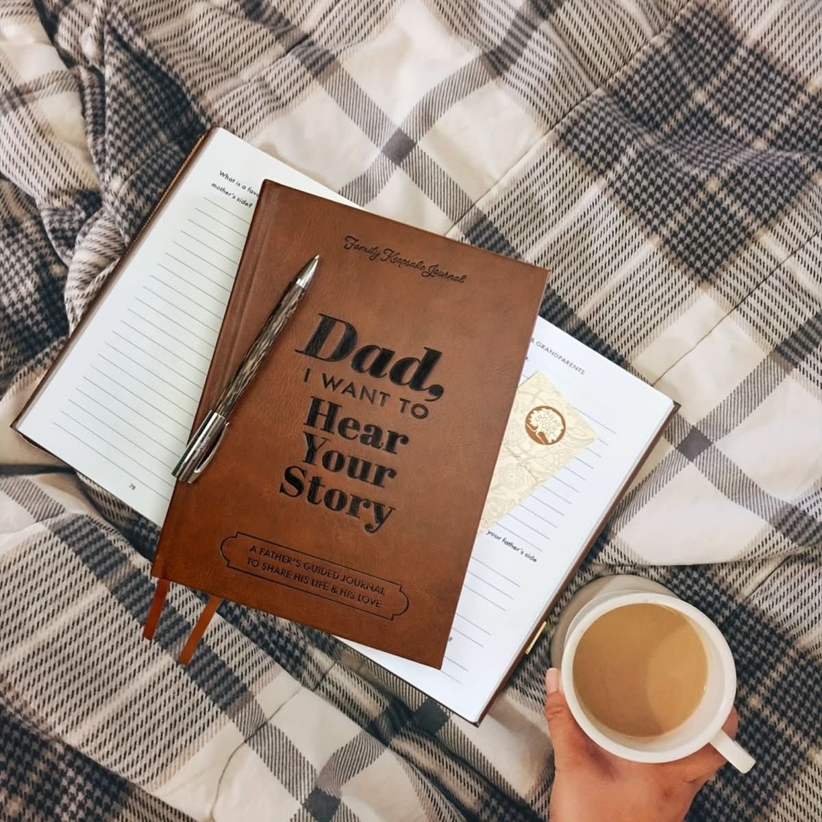 Family Journal with Guided Prompts, Hardcover, 200 Pages