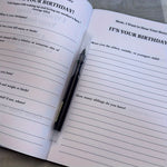 Family Journal with Guided Prompts, Hardcover, 200 Pages