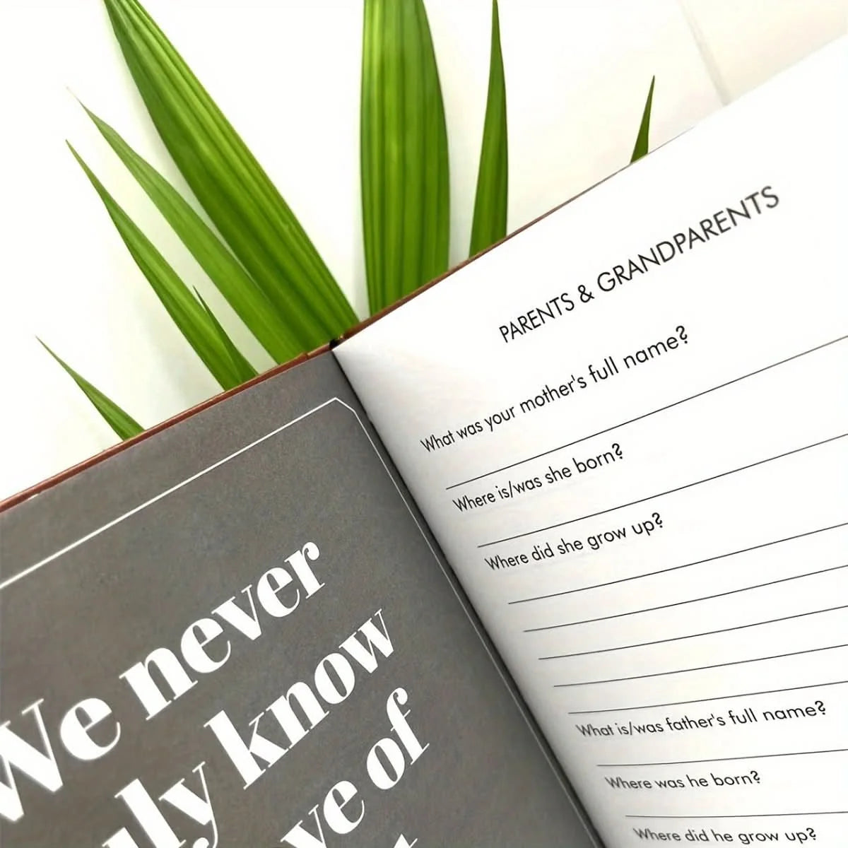 Family Journal with Guided Prompts, Hardcover, 200 Pages