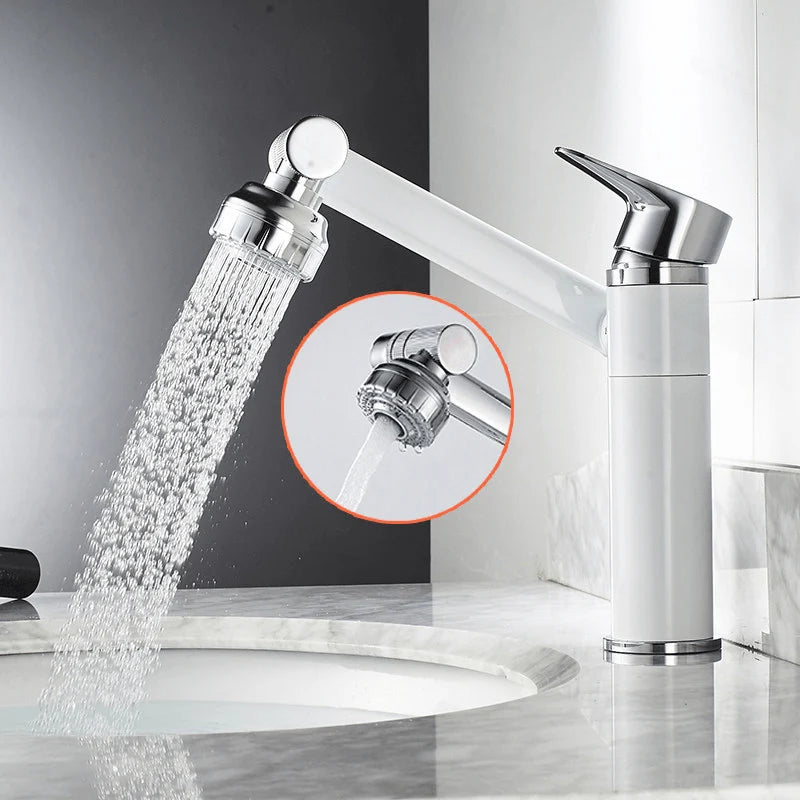 Faucet Attachment 360° Swivel Spray Function Stainless Steel