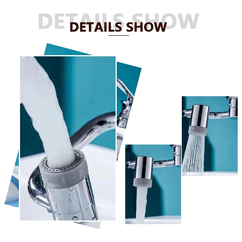 Faucet Extender 1080 Degree Rotation Dual Spray