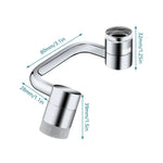 Faucet Extender 1080 Degree Rotation Dual Spray Universal Fit