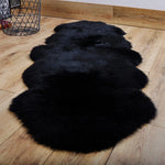 Faux Fur Rug Long-Pile Soft Non-Slip Backing