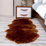 Faux Fur Rug Long-Pile Soft Non-Slip Backing