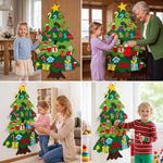 Felt Christmas Tree Removable Reusable Ornaments