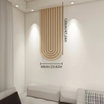 Felt Pinboard Self-Adhesive Curved Striped Design