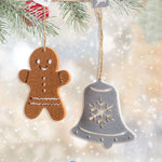Felt Star Ornament Intricate Motif Hanging Cord