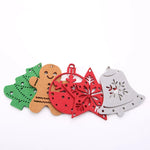 Felt Star Ornament Intricate Motif Hanging Cord