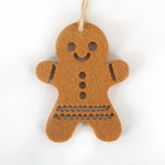 Felt Star Ornament Intricate Motif Hanging Cord
