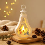 Festive Lantern Warm Glow Christmas Motif Indoor & Outdoor