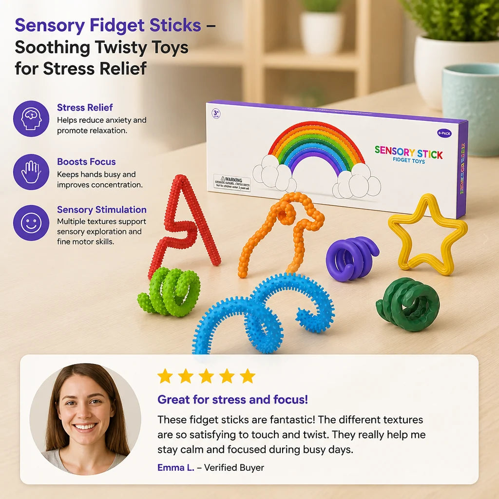 Fidget Toy Flexible Twisting Portable Sensory Play