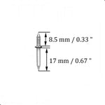 Finishing Nails Double-Headed Hidden Finish Sleeve Tool Included
