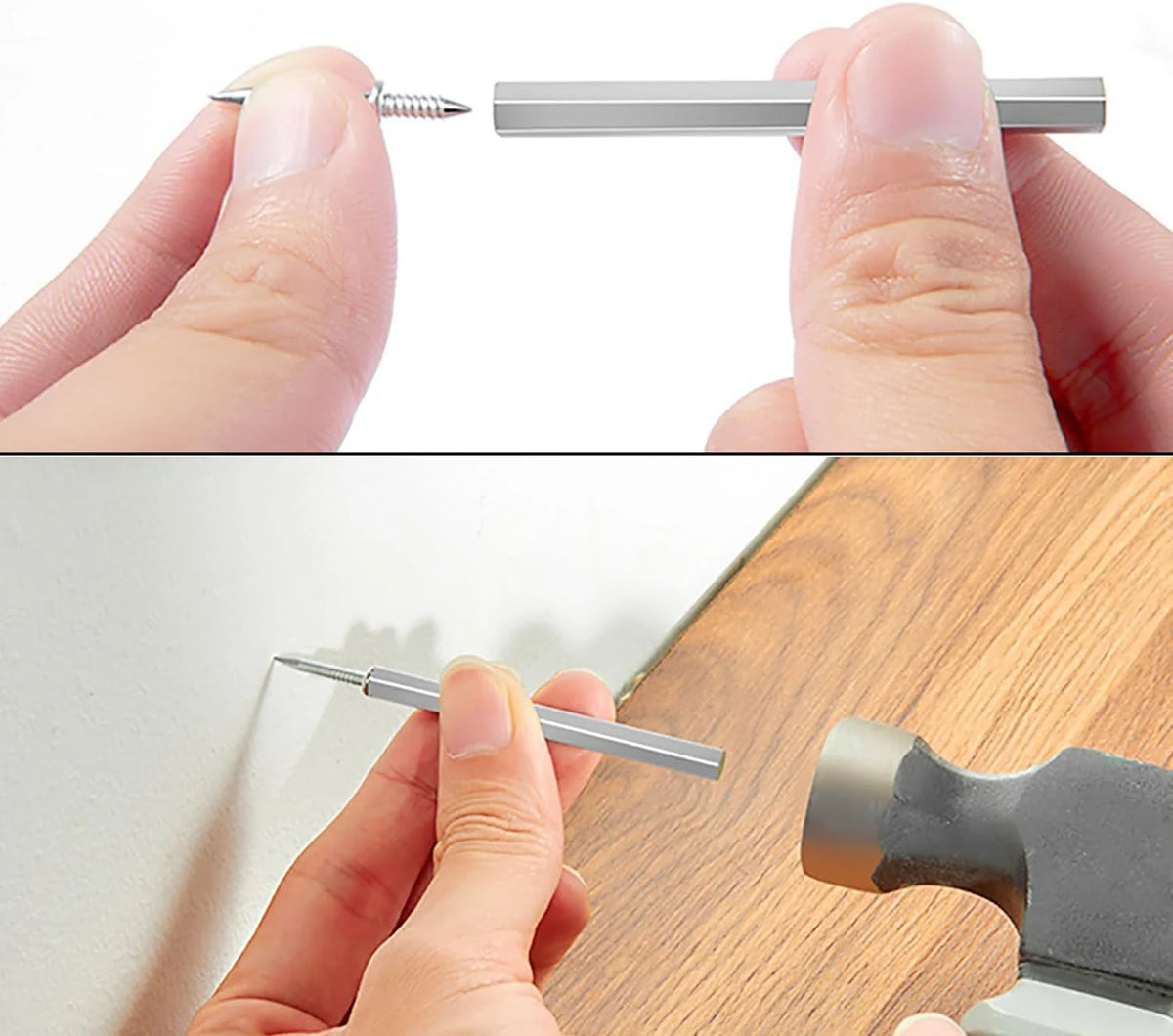 Finishing Nails Double-Headed Hidden Finish Sleeve Tool Included