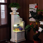 Fish Tank Roman Style White Finish