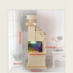 Fish Tank Roman Style White Finish