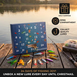 Fishing Advent Calendar 24 Compartments Assorted Lures & Tackle