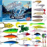 Fishing Advent Calendar 24-Day Assorted Tackle Set
