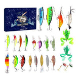 Fishing Advent Calendar 24-Day Assorted Tackle Set