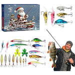 Fishing Advent Calendar 24-Day Assorted Tackle Set