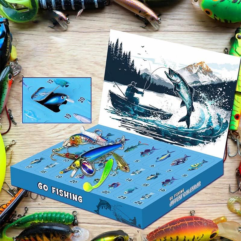 Fishing Advent Calendar 24-Day Tackle Surprise Set