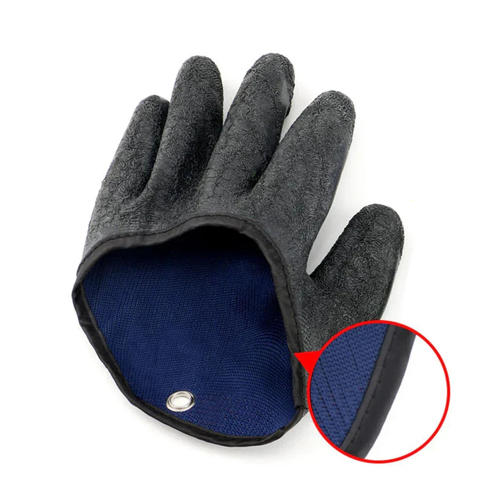 Fishing Gloves Full-Finger Cut-Resistant Latex-Coated