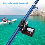Fishing Line Counter Clip-On LED Display & Memory
