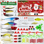 Fishing Lure Advent Calendar 24-Day Assorted Lure Set