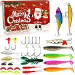 Fishing Lure Advent Calendar 24-Day Assorted Lure Set