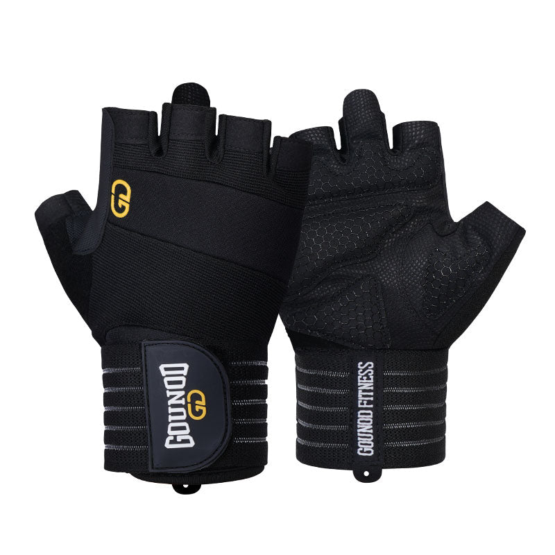 Fitness Gloves Non-Slip Grip Breathable Mesh Comfortable Fit