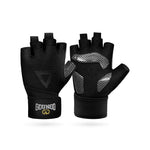 Fitness Gloves Non-Slip Grip Breathable Mesh Comfortable Fit
