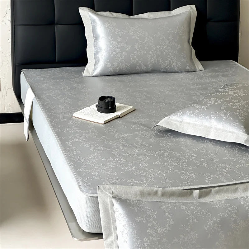 Fitted Sheet Jacquard Satin Reinforced Elastic Edges