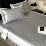 Fitted Sheet Jacquard Satin Reinforced Elastic Edges
