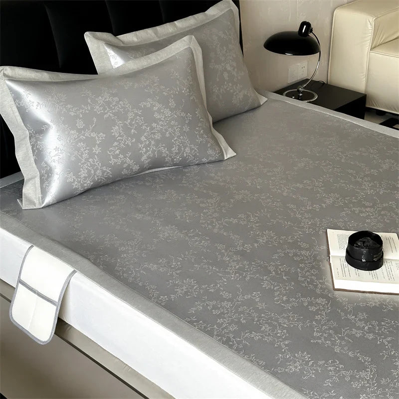 Fitted Sheet Jacquard Satin Reinforced Elastic Edges