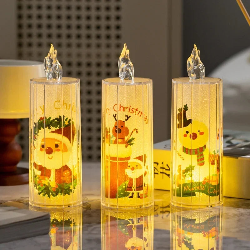 Flameless Candle LED Realistic Flicker & Wax-Look Finish