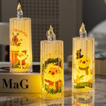 Flameless Candle LED Realistic Flicker & Wax-Look Finish