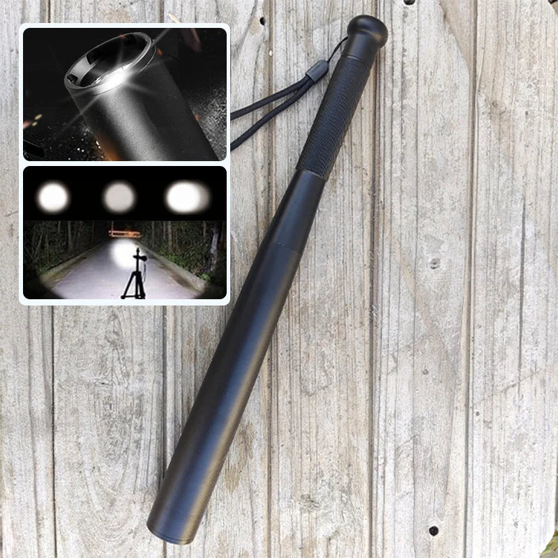 Flashlight Baseball Bat Design Aluminum Alloy Three Modes