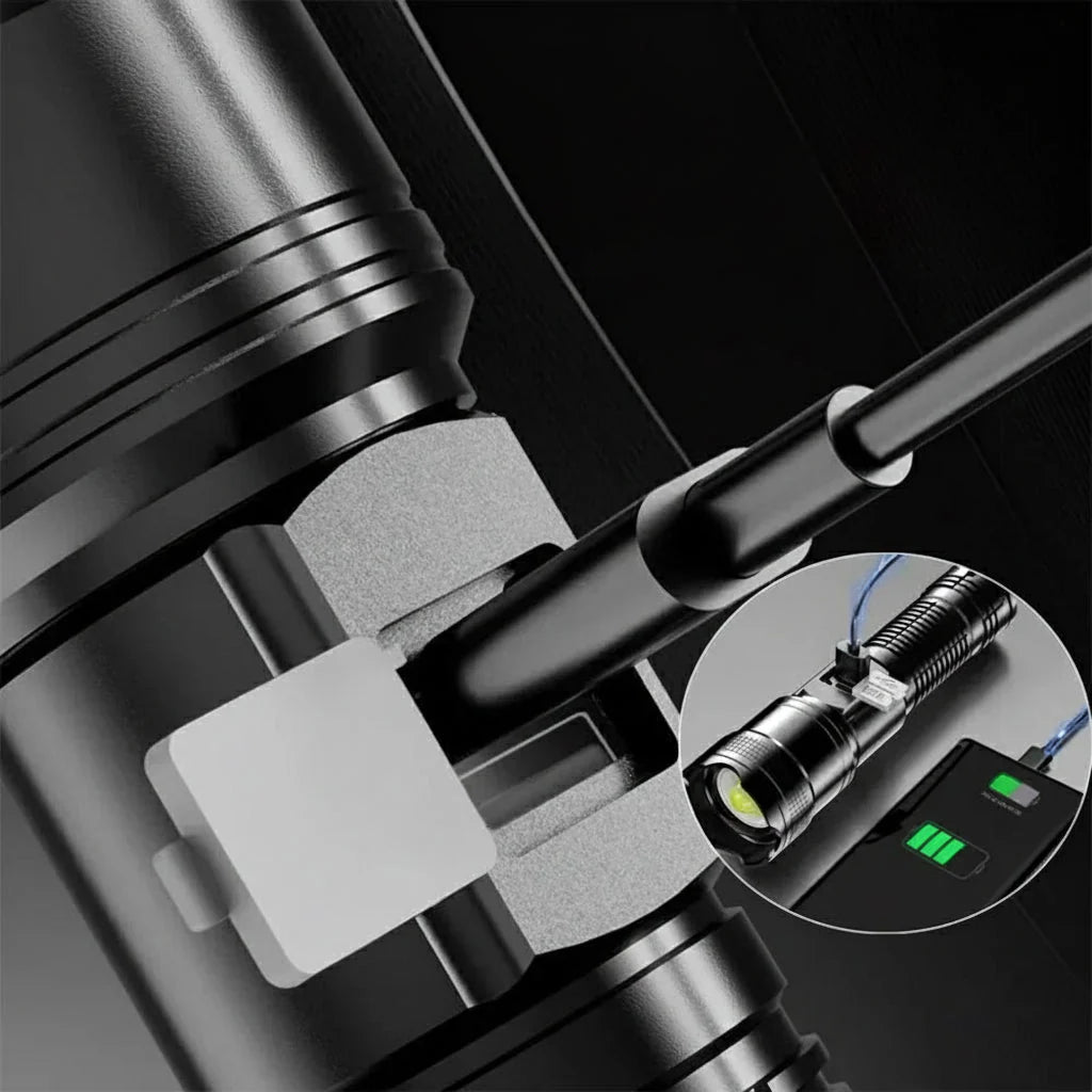 Flashlight & Lantern 30000 Lumens USB-C Rechargeable Water-Resistant