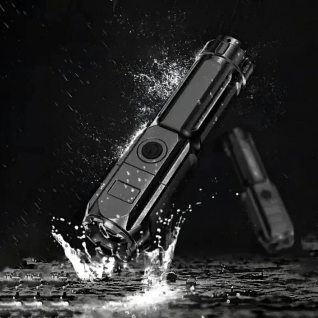 Flashlight Long-Range LED Waterproof USB-C Rechargeable
